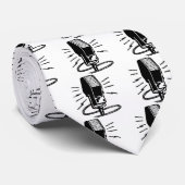 Oude microfoon stropdas (Opgerold)