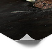 Oude microscoop poster (Hoek)