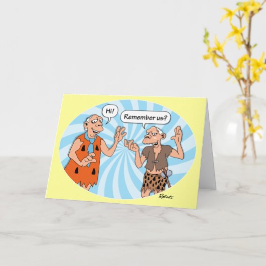 Oude middelbare-schoolvrienden kaart (Gele Bloem)