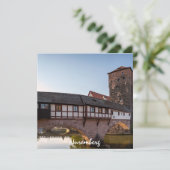 Oude middeleeuwse brug in Neurenberg, Duitsland (Staand voorkant)