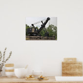 Oude mijnbouwapparatuur Foto-Poster Poster (Keuken)