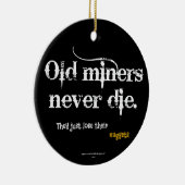 Oude mijnwerkers keramisch ornament (Rechts)