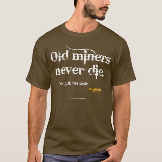 Oude mijnwerkers t-shirt (Voorkant)