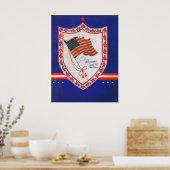 Oude Militair Valentijn Poster (Keuken)