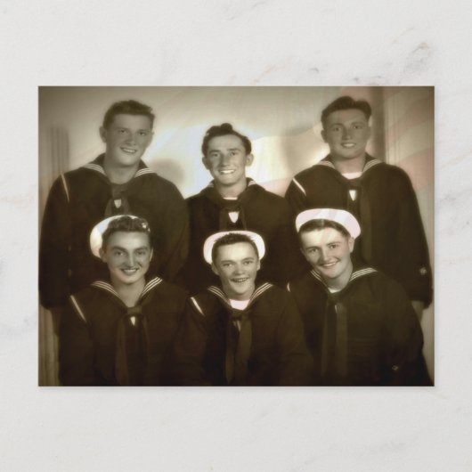 Oude militaire foto Bedankt Veteranen Ansichtkaart Briefkaart (Voorkant)