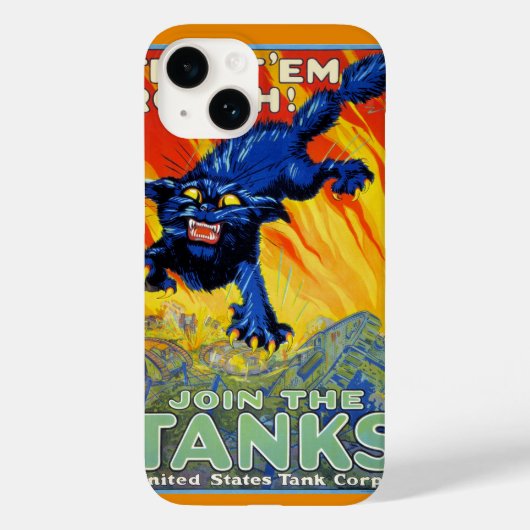 Oude militaire oorlogsrekrutering met een wilde ka Case-Mate iPhone case (Achterkant)