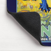 Oude militaire wervingscampagne met een wilde kat muismat (Hoek)