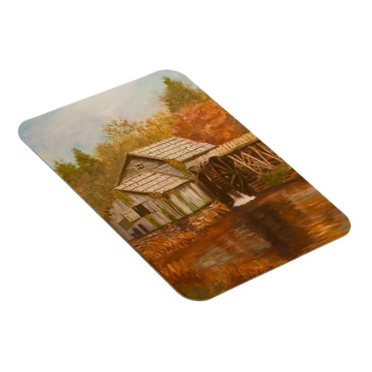 Oude Mill in het najaar Magneet (Rechterzijde)