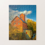 Oude Mill in Vermont . Legpuzzel (Verticaal)