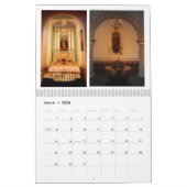 Oude missie San Luis Rey de Francia Kalender (Mar 2026)