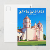 Oude Missie Santa Barbara VS Briefkaart (Voorkant / Achterkant)