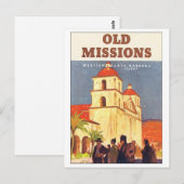 Oude missies, Missie Santa Barbara Briefkaart (Voorkant / Achterkant)