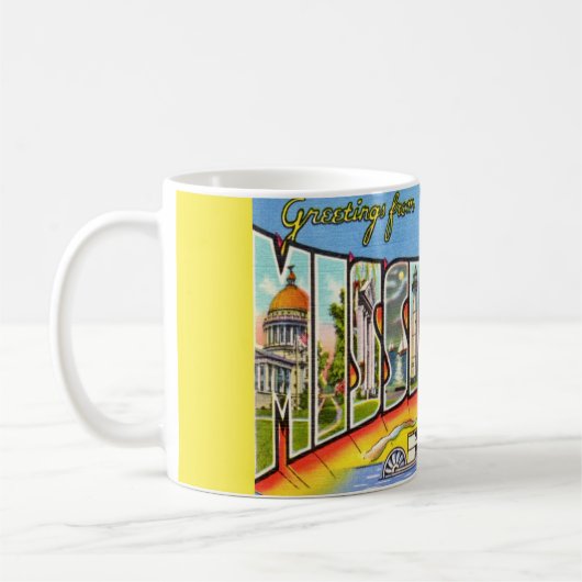 Oude Mississippi-groeten Koffiemok (Links)