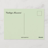 Oude Missouri Briefkaart (Achterkant)