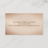 Oude Mixerbloem, Gouden Confetti, Borstelslag Visitekaartje (Achterkant)