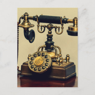 Oude mobiele telefoon briefkaart