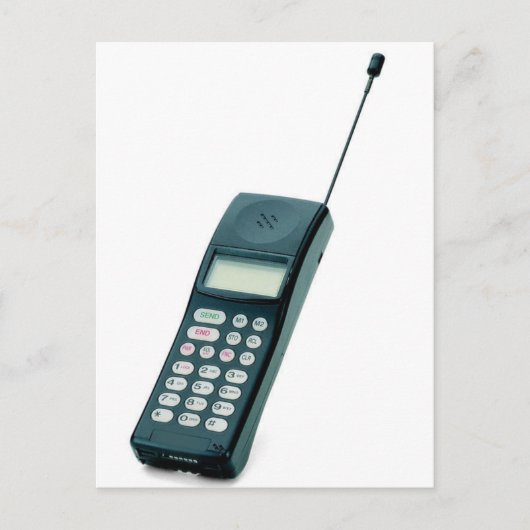 oude mobiele telefoon briefkaart (Voorkant)