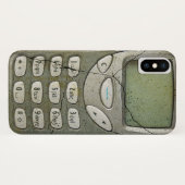 Oude mobiele telefoon Case-Mate iPhone case (Achterkant (horizontaal))