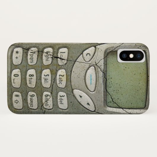 Oude mobiele telefoon Case-Mate iPhone case (Achterkant (horizontaal))