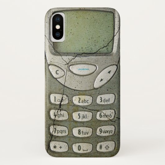 Oude mobiele telefoon Case-Mate iPhone case (Achterkant)