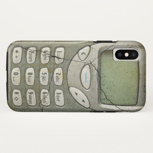 Oude mobiele telefoon Case-Mate iPhone case (Achterkant (horizontaal))