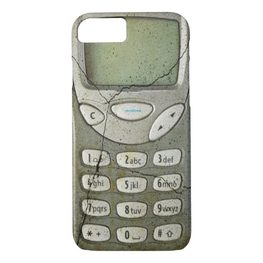 Oude mobiele telefoon Case-Mate iPhone case (Achterkant)