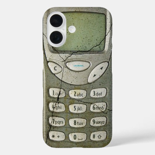 Oude mobiele telefoon Case-Mate iPhone case (Achterkant)