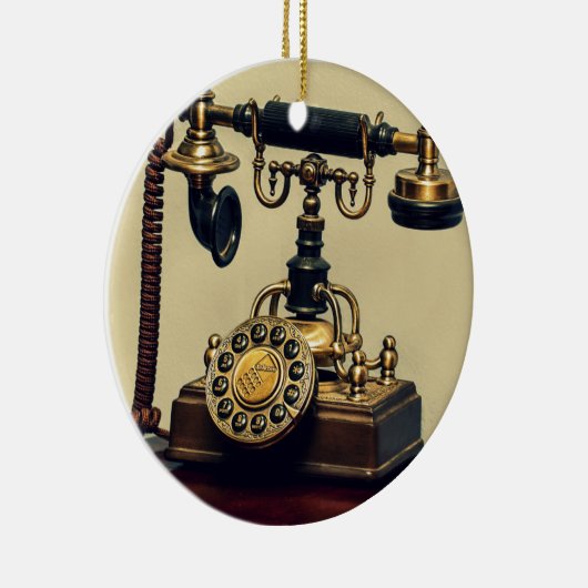 Oude mobiele telefoon keramisch ornament (Rechts)