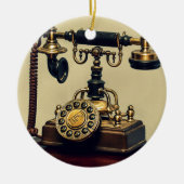 Oude  mobiele telefoon keramisch ornament (Voorkant)