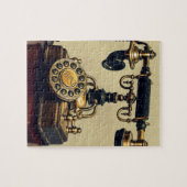 Oude  mobiele telefoon legpuzzel (Horizontaal)