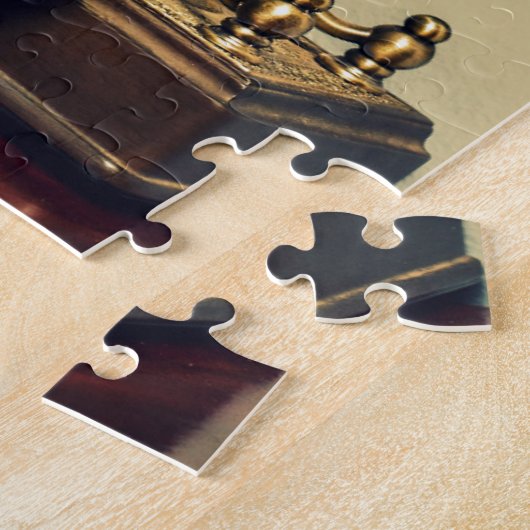 Oude  mobiele telefoon legpuzzel (Zijkant)