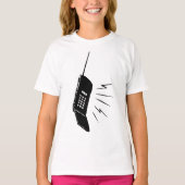 Oude mobiele telefoon T-Shirt (Voorkant)