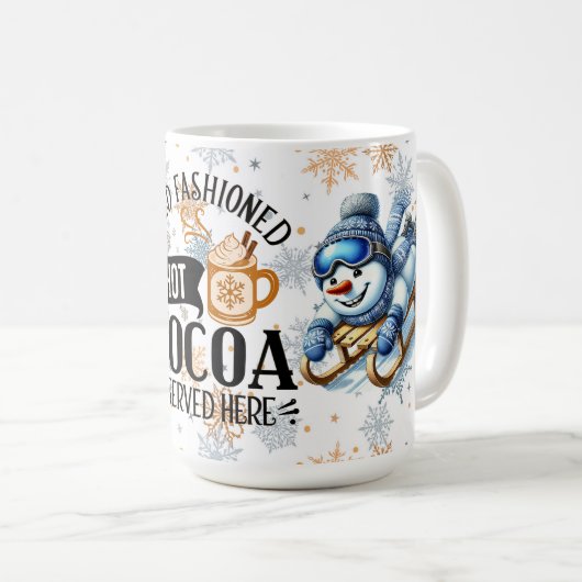 Oude Mode Coco Koffiemok (Voorkant rechts)