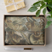 Oude mode-illustratie van Ernst Haeckel Lacertilia Tissuepapier (Geschenk)