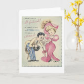  oude "Mode" komt goed Kaart (Gele Bloem)