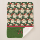 Oude Mode Stanta gepersonaliseerd Sherpa Deken (Voorkant)