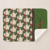 Oude Mode Stanta gepersonaliseerd Sherpa Deken (Voorkant (horizontaal))