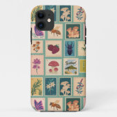 Oude mode stempels Modern midden eeuw Case-Mate iPhone Case (Achterkant)