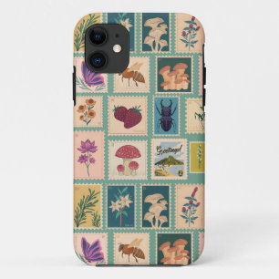 Oude mode stempels Modern midden eeuw Case-Mate iPhone Case