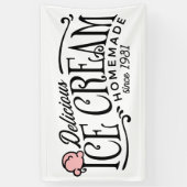 Oude mode van Cute crème Spandoek (Verticaal)