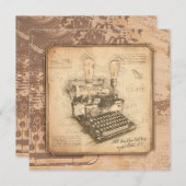  Oude Modekunst. Auteur / Schrijverscadeau Feestdagenkaart (Voorkant / Achterkant)