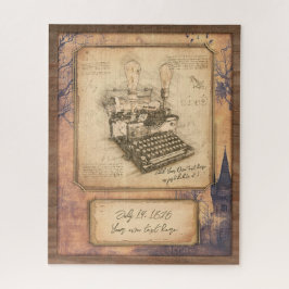 Oude Modekunst. Auteur / Schrijverscadeau Legpuzzel