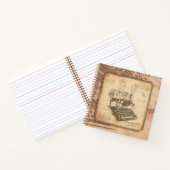  Oude Modekunst. Auteur / Schrijverscadeau Notitieboek (Binnen)