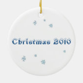 Oude modepolitie Santa Ornament (Achterkant)