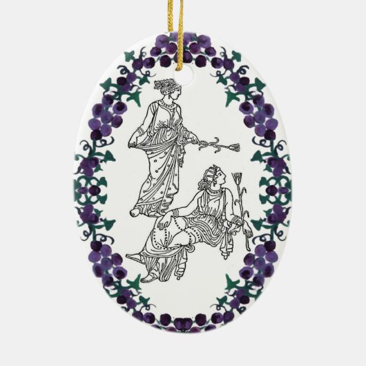 Oude Modes Keramisch Ornament (Achterkant)