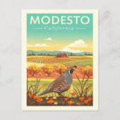 Oude Modesto Californië Briefkaart (Voorkant)