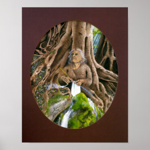 Oude moeder - Afdrukken of Posters