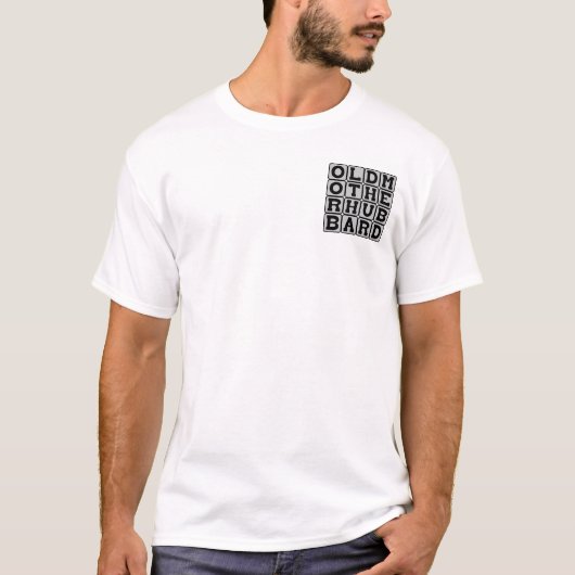 Oude moeder Hubbard, kinderrijmpjesdame T-shirt (Voorkant)