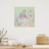 Oude Moeder Hubbard Kwekerij Rijm Poster (Keuken)