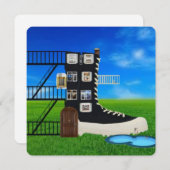 Oude moeder Hubbard Notecard Feestdagenkaart (Voorkant / Achterkant)